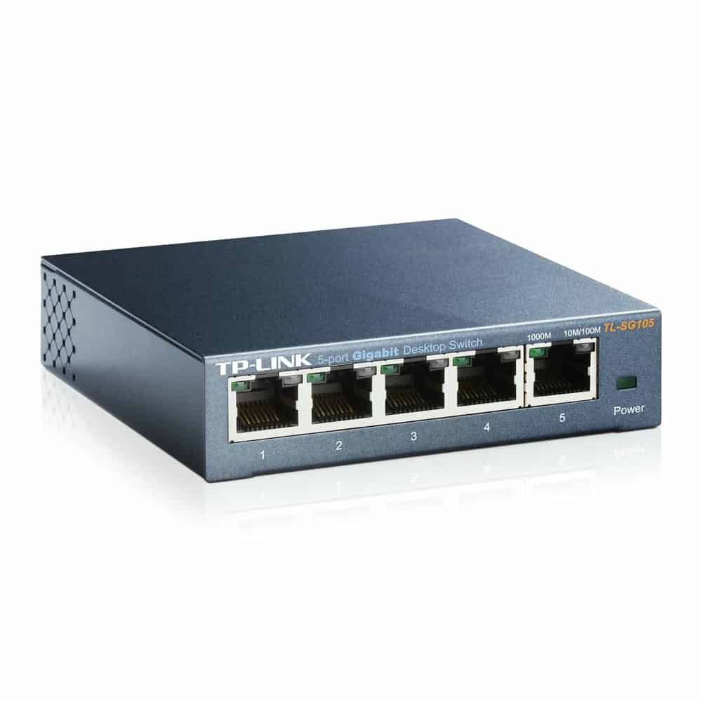 TP-LINK SG105 5-Port Gigabit Desktop-Wall Mount Switch